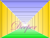 Illusion of going deeper into the frame